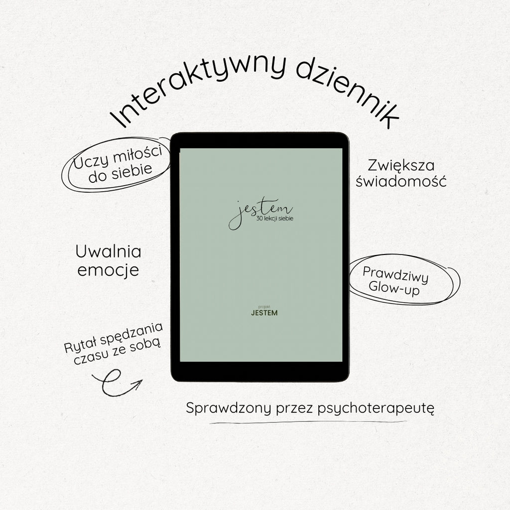 dziennik jestem – 30 lekcji które zmieniają codzienność
dziennik rozwojowy  – praktyczne zadania
minimalistyczny dziennik do pracy nad sobą
dziennik dla kobiet
produkt cyfrowy jestem – dziennik do refleksji
wnętrze dziennika – codzienne lekcje i pytania
dziennik emocji 
strony dziennika – ćwiczenia i psychotricki
dziennik autorefleksji
dziennik 
journaling
jak pokochać siebie 