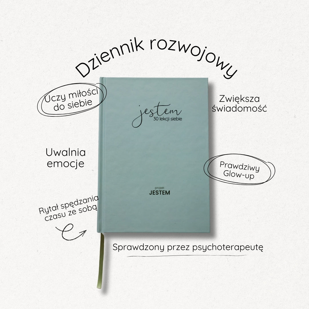 dziennik jestem – 30 lekcji które zmieniają codzienność
dziennik rozwojowy  – praktyczne zadania
minimalistyczny dziennik do pracy nad sobą
dziennik dla kobiet
produkt cyfrowy jestem – dziennik do refleksji
wnętrze dziennika – codzienne lekcje i pytania
dziennik emocji 
strony dziennika – ćwiczenia i psychotricki
dziennik autorefleksji
dziennik 
journaling
jak pokochać siebie 