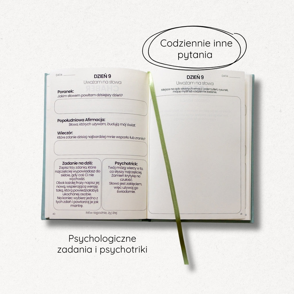dziennik jestem – 30 lekcji które zmieniają codzienność
dziennik rozwojowy  – praktyczne zadania
minimalistyczny dziennik do pracy nad sobą
dziennik dla kobiet
produkt cyfrowy jestem – dziennik do refleksji
wnętrze dziennika – codzienne lekcje i pytania
dziennik emocji 
strony dziennika – ćwiczenia i psychotricki
dziennik autorefleksji
dziennik 
journaling
jak pokochać siebie 