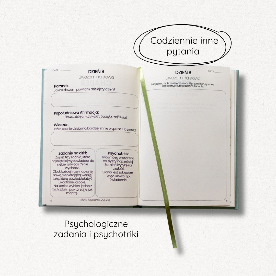 dziennik jestem – 30 lekcji które zmieniają codzienność
dziennik rozwojowy  – praktyczne zadania
minimalistyczny dziennik do pracy nad sobą
dziennik dla kobiet
produkt cyfrowy jestem – dziennik do refleksji
wnętrze dziennika – codzienne lekcje i pytania
dziennik emocji 
strony dziennika – ćwiczenia i psychotricki
dziennik autorefleksji
dziennik 
journaling
jak pokochać siebie 